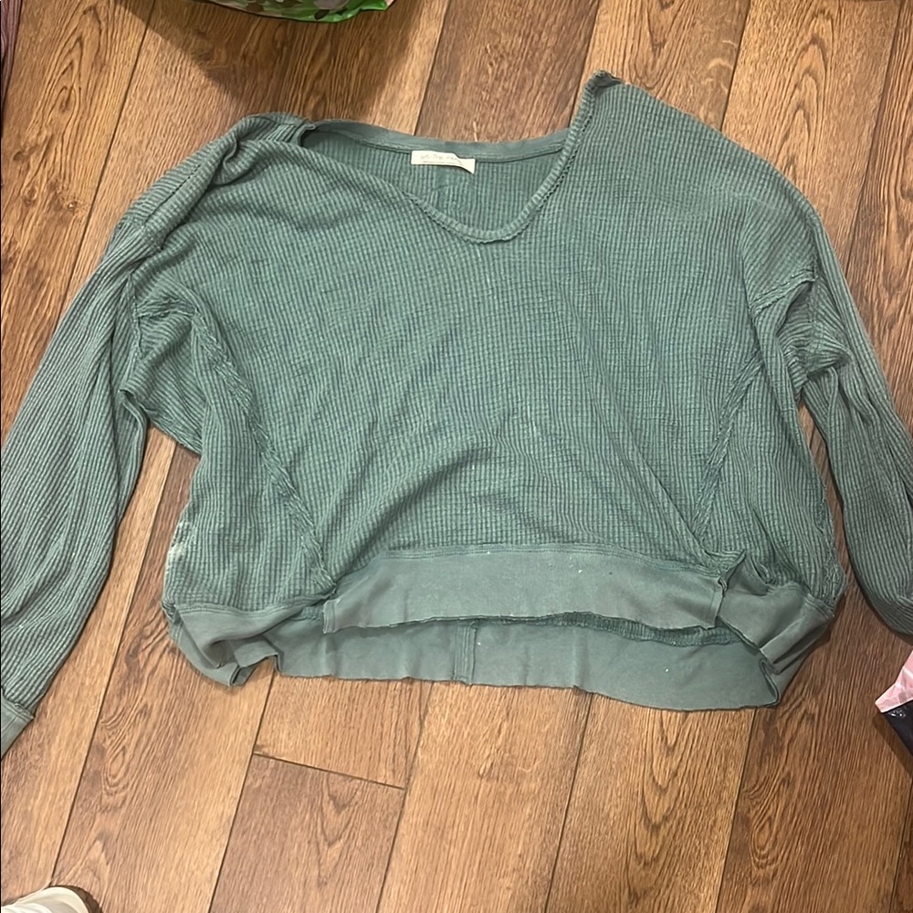 We The Free Green Women's Sweater